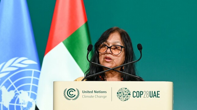 COP 28: ministra del Ambiente, Albina Ruiz, propone la creación del Fondo Climático para Mujeres Indígenas